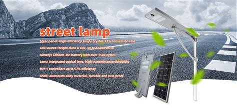 Solar Street Light With Pole Overall Hot DIP Galvanizing Coastal Area Wind And Rust Prevention