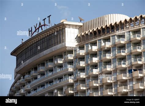 Grand Hyatt Hotel logo sign Cairo Egypt Africa Stock Photo - Alamy