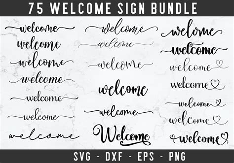 Welcome Svg Bundle Welcome Sign Svg Home Svg Farmhouse Svg Etsy Uk