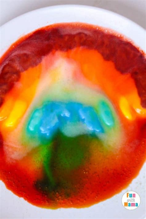 Rainbow Colors Science Experiment For Kids - Fun with Mama