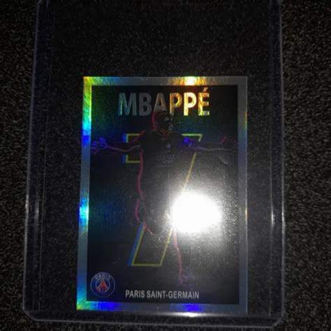 STICKER PANINI FOOT 2023 Kylian Mbappe Paris Sg 238 Toploader Neon