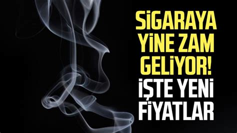 Sigaraya yine zam geliyor İşte yeni fiyatlar Samsun Haber Samsun