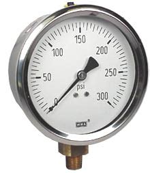 Wika Industrial Pressure Gauge Psi Liquid Filled Industrial