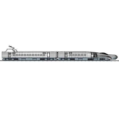 Shinkansen E5 Series High-Speed Train 3D Model by 3D Horse