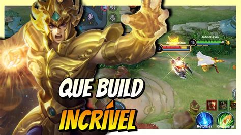 FIZ UMA BUILD QUE DEIXA O DHARMA IMORTAL HONOR OF KINGS YouTube