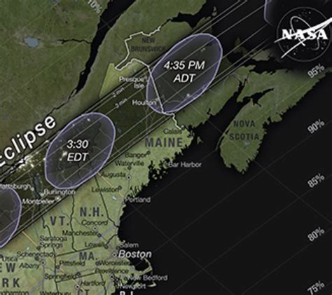 Maine Eclipse 2024 Map - Karna Evelina