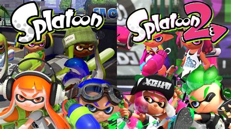 Splatoon Vs Splatoon 2 Comparisons Youtube