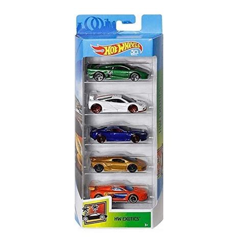 Hot Wheels darabos kisautó készlet HW Exotics Gyerekajándék