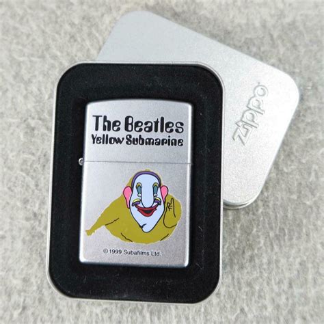 Rare Retired Beatles Yellow Submarine Zippo Lighter Zippo