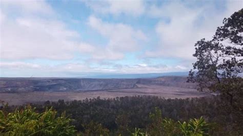 Gimbal Dolly Shot Of The Caldera And Cra Stock Video Pond5