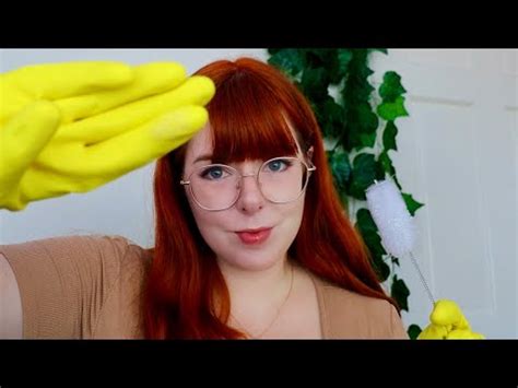 ASMR Cleaning Your FILTHY Face Yellow Latex Gloves And Unusual Tools