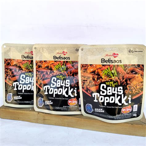 Mamasuka Delisaos Hot Spicy Topokki Sauce 100g Shopee Philippines