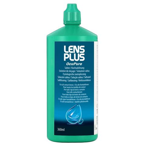 Lens Plus OcuPure 360ml Kochsalzloesung Optilens De