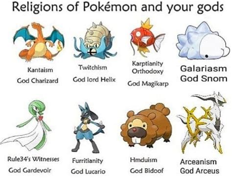 Pick The Religion Rpokemon