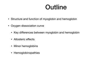 Hemoglobin And Myoglobin Ppt