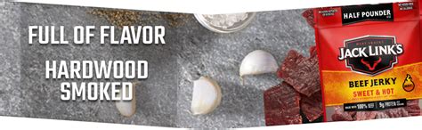 Amazon Jack Link S Beef Jerky Sweet Hot Half Pounder Large Jerky Bag Flavorful Meat