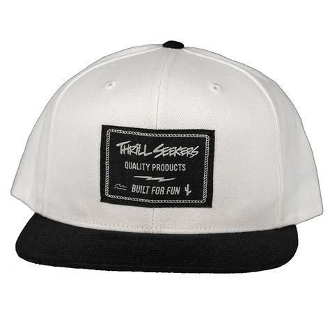 Quality Snapback - White/Black | Rival Ink Design Co