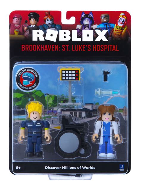 Roblox Action Figures Game Pack Brookhaven St Lukes Hospital Mycomics