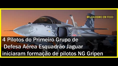 Pilotos do Primeiro Grupo de Defesa Aérea Esquadrão Jaguar iniciaram