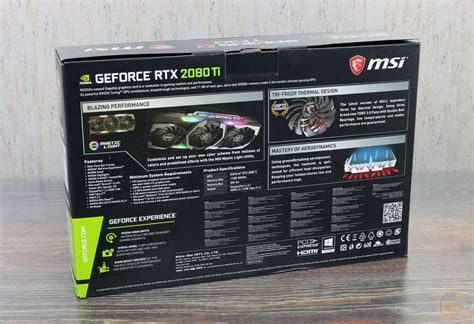 Обзор и тестирование видеокарты MSI GeForce RTX 2080 Ti GAMING X TRIO ...