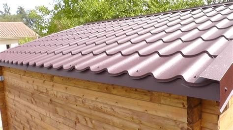 Tuiles métalliques marrons Pack Abri de Jardin 20m² Gardy Shelter