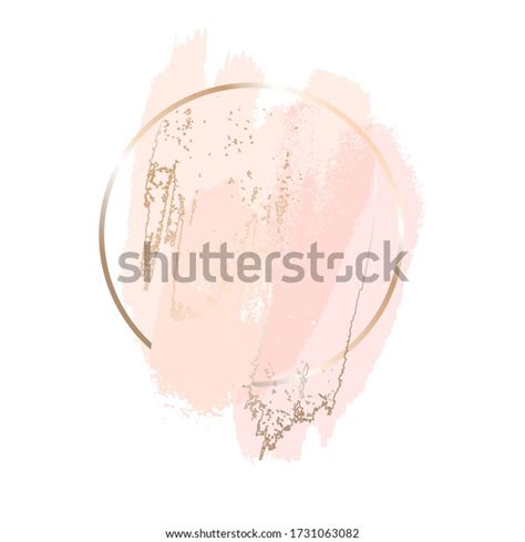 Vector Design Template Nude Pink Gold Stock Vector Royalty Free 1731063082 Shutterstock