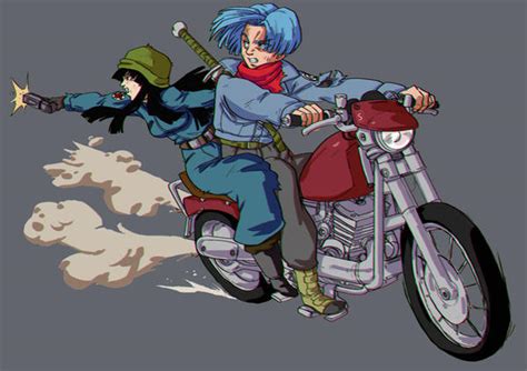 Trunks and Mai by bloodsplach on DeviantArt