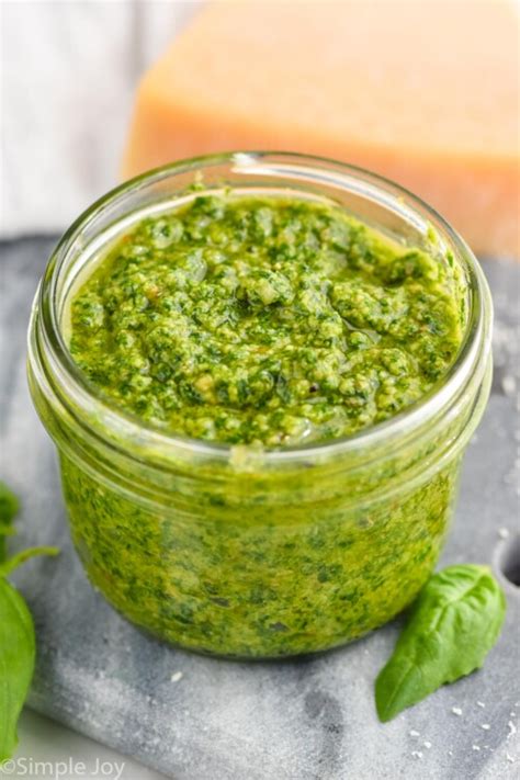 Pesto Sauce Recipe - Simple Joy