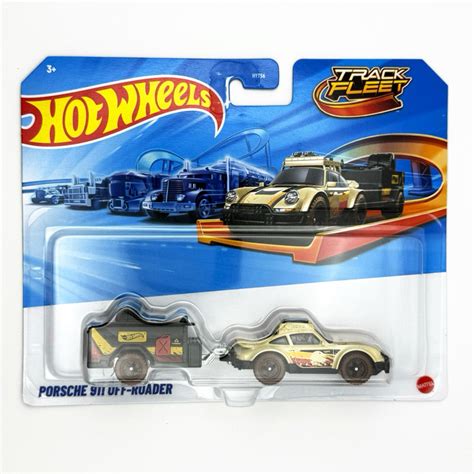風火輪 Hot Wheels 軌道運輸車 Track Fleet Porsche 911 Off Roader 蝦皮購物
