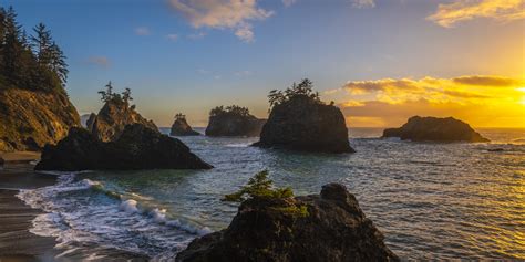 Secret Beach Sunset Samuel H Boardman Scenic Corridor Oregon Coast