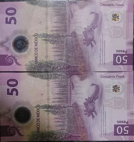 Billete De Pesos Ajolote Serie Doble Aa Perfecto Estado En Venta