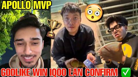 Godlike Win IQOO LAN Confirm Apollo MVP Godlike Jonathan