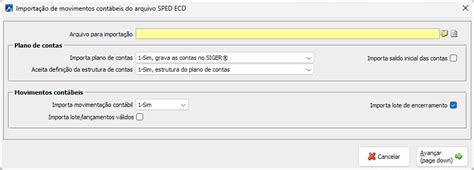 Módulo de Contabilidade agora Importação via SPED ECD Blog