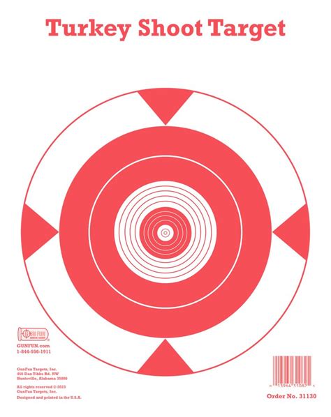 Turkey Target 31130 Gunfun Targets Inc