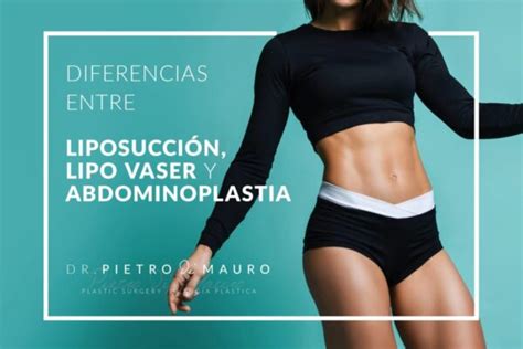 Differences Between Liposuction Lipo Vaser Abdominoplasty