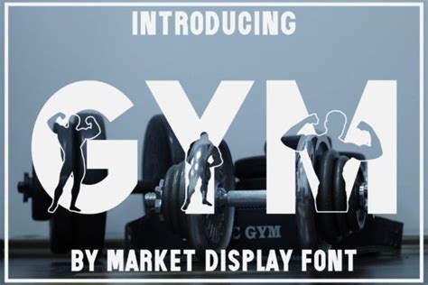 Gym Font Digital Font Download