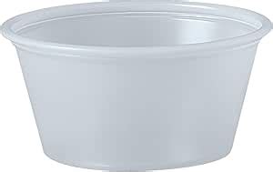 Amazon Dart P200N Polystyrene Portion Cups 2oz Translucent 250