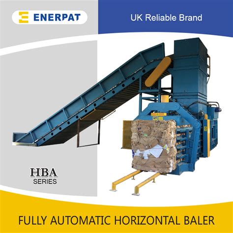 Automatic Cardboard Baler Horizontal Carton Box Baler Waste Paper