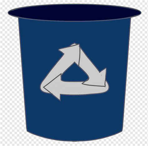 Taza Taza Azul Cobalto Papelera De Reciclaje Azul Ngulo Papelera