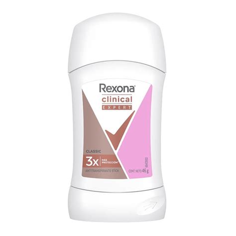 Antitranspirante Rexona Clinical Expert Classic En Barra Para Mujer 46