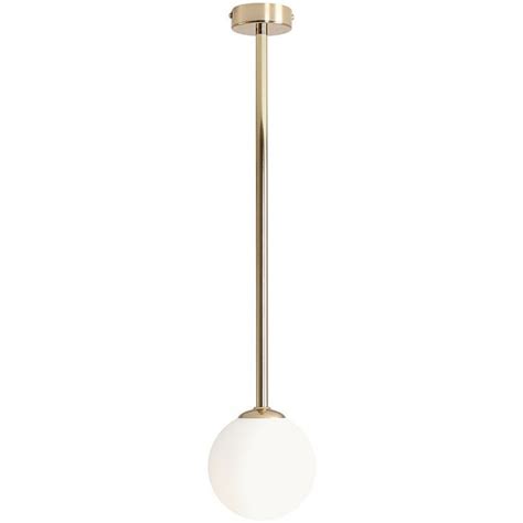 Lampa Sufitowa Szklana Kula Pinne Medium Chrom Marki Aldex