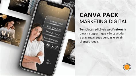 Canva Pack Marketing Digital Templates Prontos E Profissionais Para