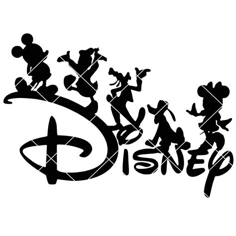 Mickey And Friends Svg Disney Svg Disneyland Svg Magical Inspire