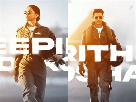 Fighter Hrithik Roshan And Deepika Padukone S First Look As Air Force