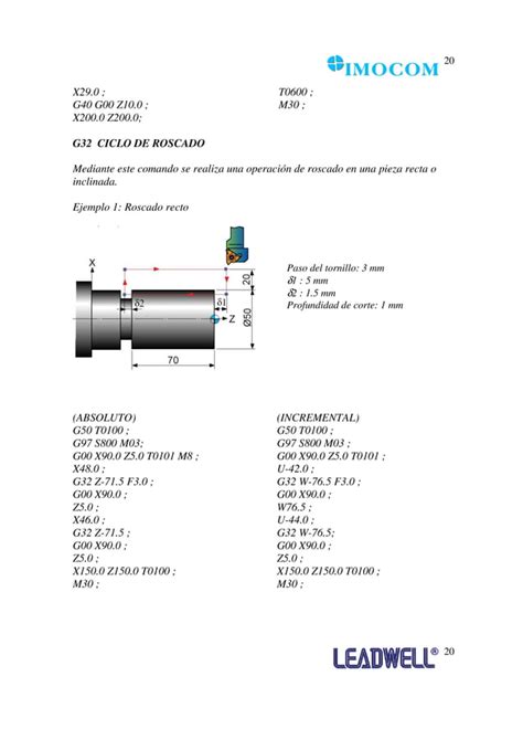 Curso Basico Torno Cnc Leadwell Pdf