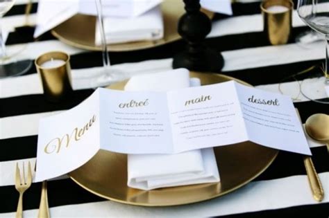 Creative Ways To Display Your Wedding Menu Weddingomania