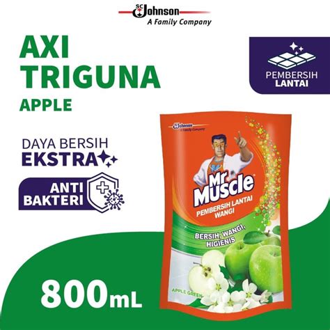 Jual Mr Muscle Axi Triguna Apple Pouch Ml Pembersih Lantai Apel