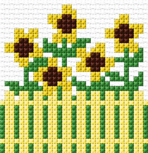 Sunflowers Cross Stitch Designs