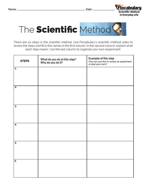 Scientific Method Pdf Pdf Worksheets Library