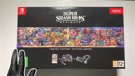 Super Smash Bros Ultimate Limited Edition Nintendo Switch Unboxing